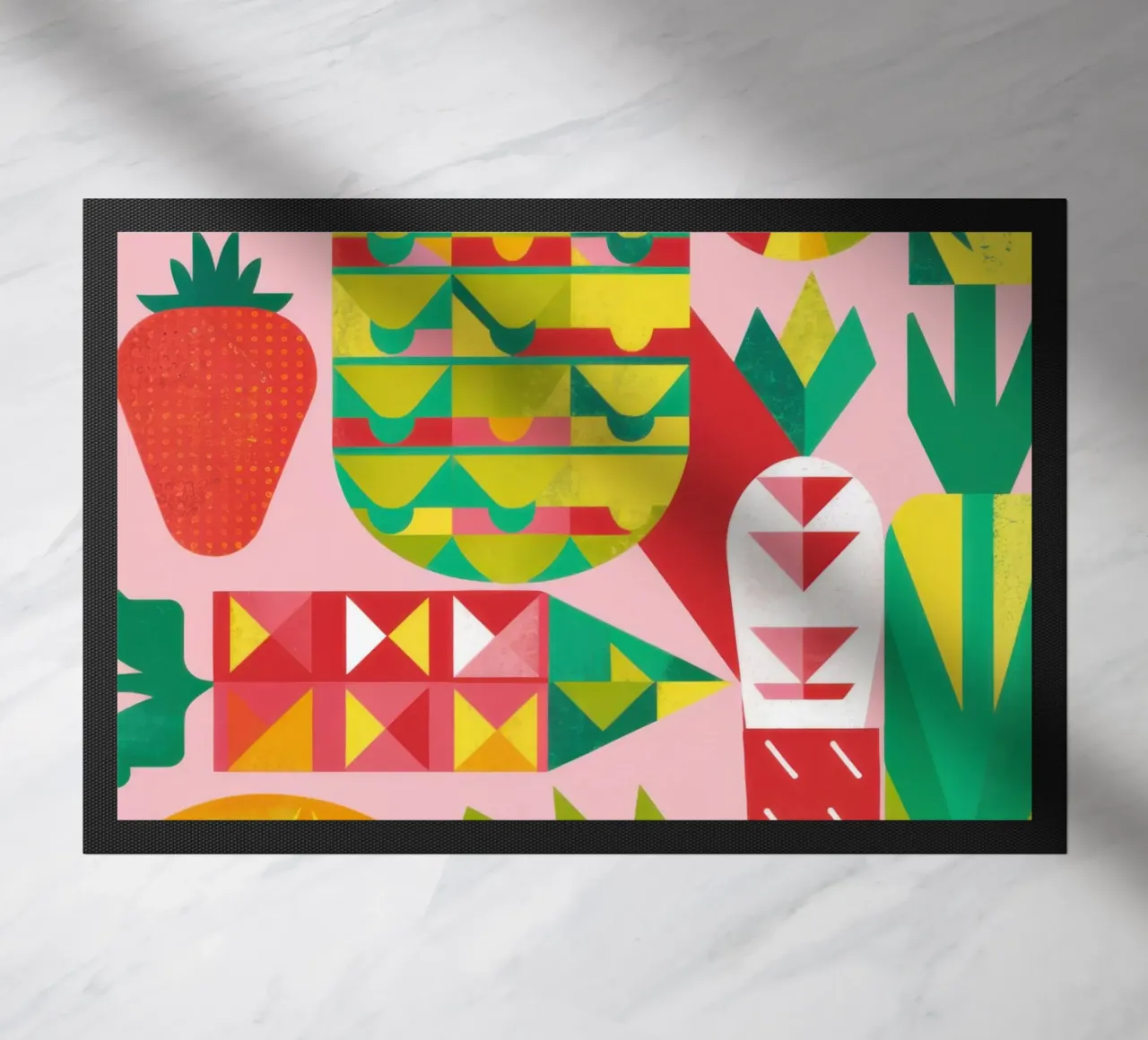 Insalata di frutta geometrica zerbino da Kala Martir