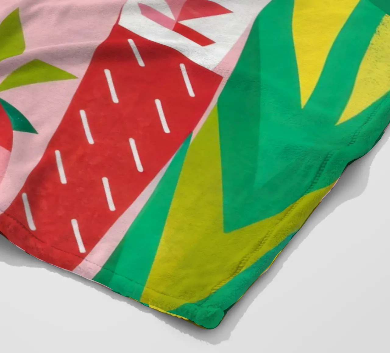 Insalata di frutta geometrica coperta in pile da Kala Martir