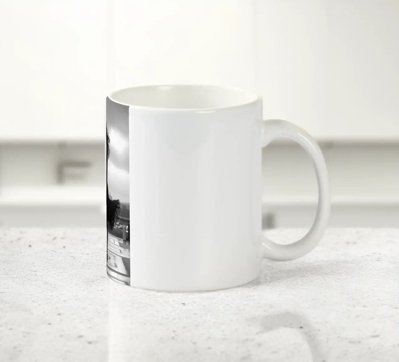 Dance in Paris ceramic mug by M-Ulrich-Digital Art
