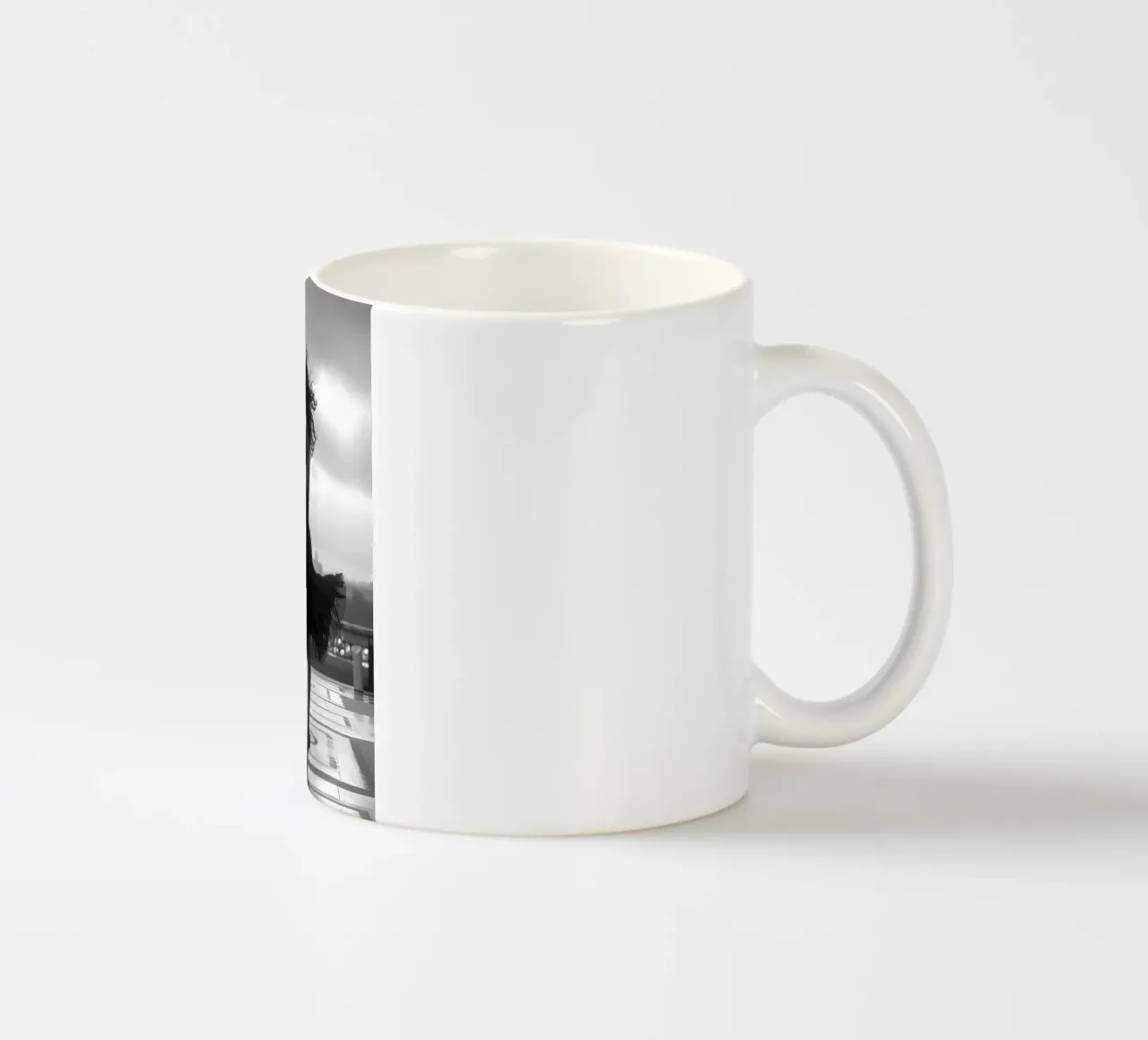 Dance in Paris ceramic mug by M-Ulrich-Digital Art