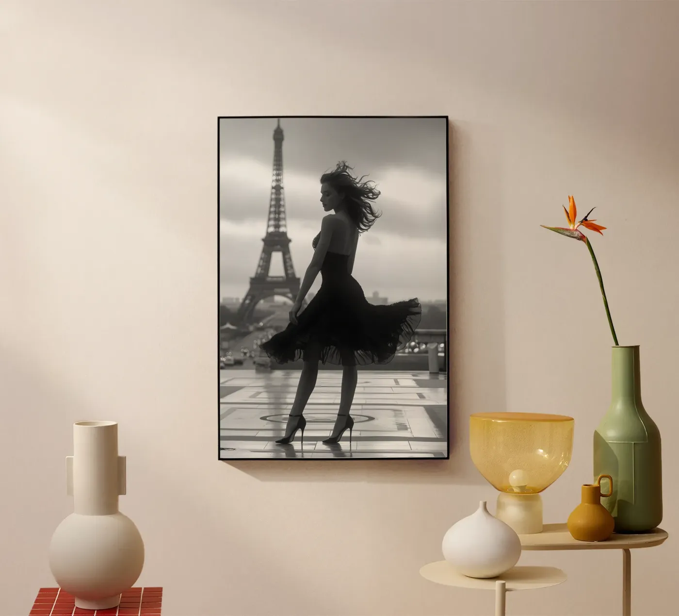 Danza a Parigi plexiglass da M-Ulrich-Digital Art