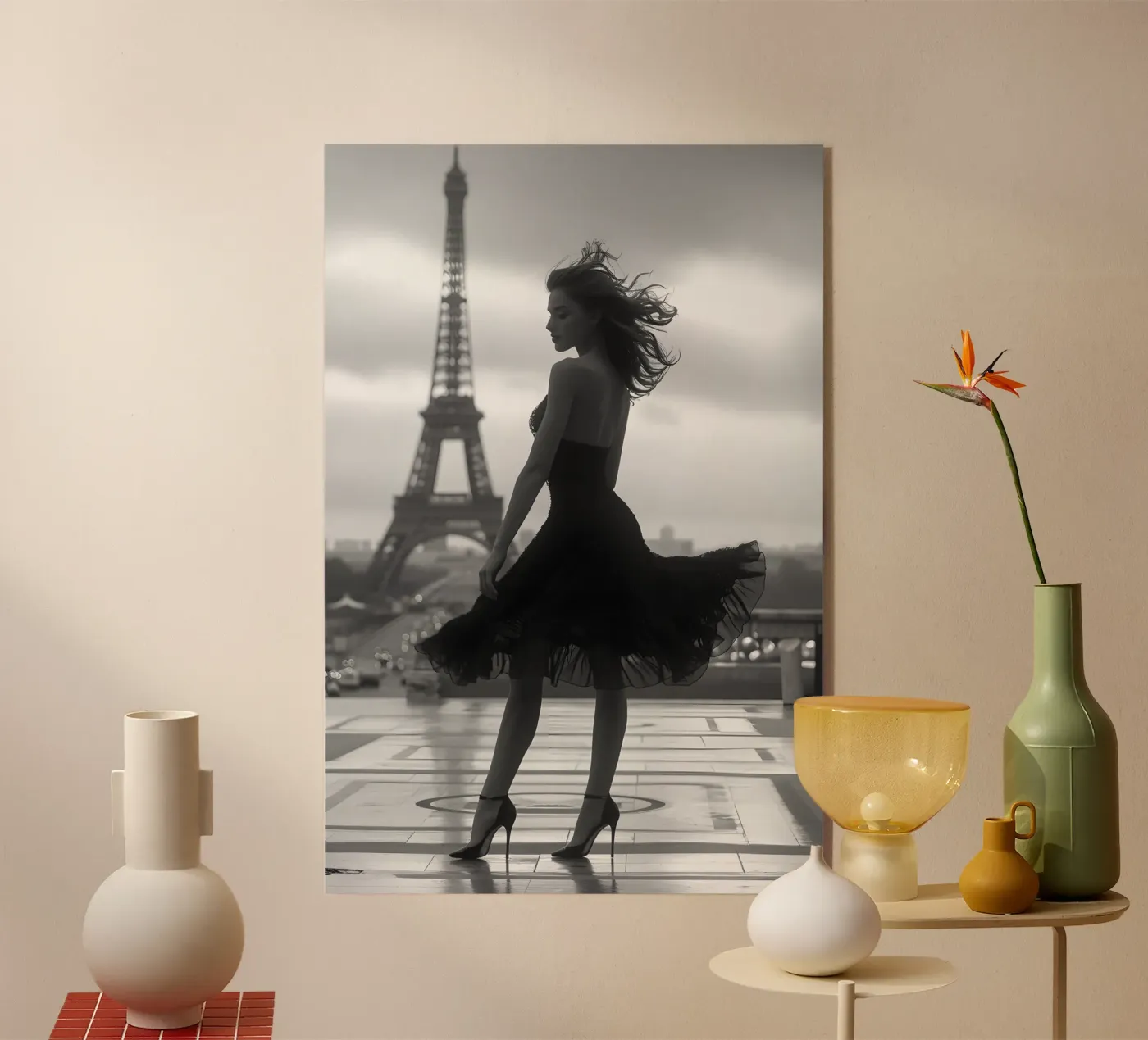 Danza a Parigi plexiglass da M-Ulrich-Digital Art