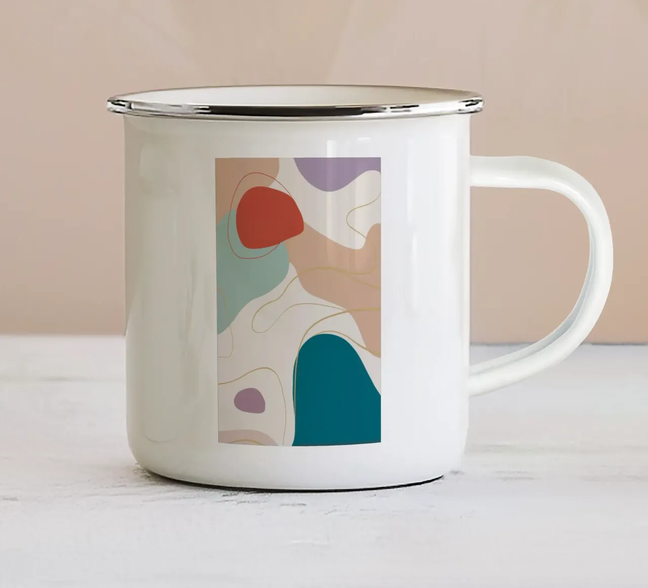 Linea Oro Serenity tazza in smalto da Halo Whisper