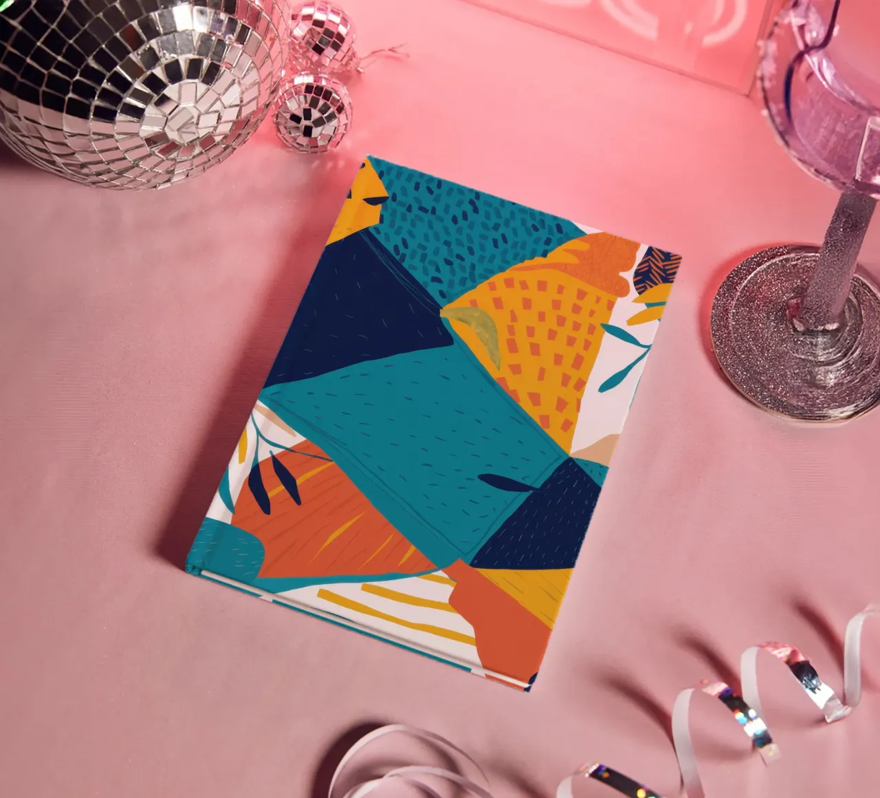 Geometric Landscape Blocks notebook by Kala Martir