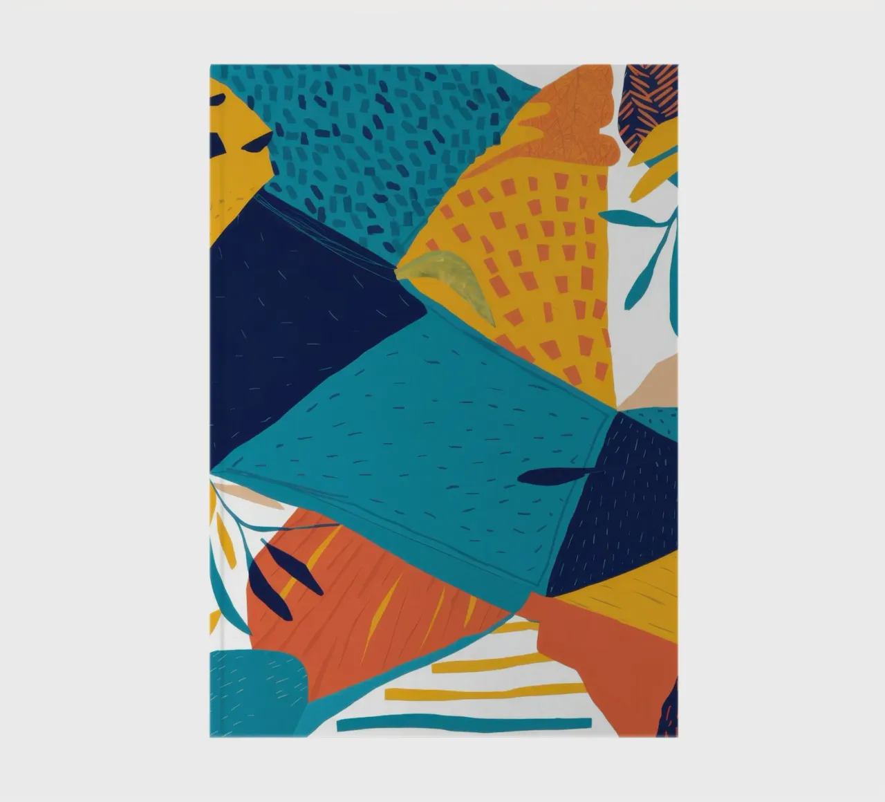 Geometric Landscape Blocks notebook by Kala Martir