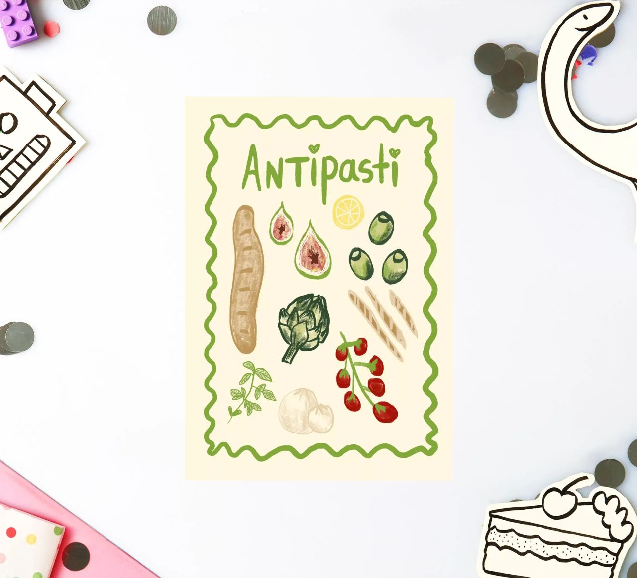 Antipasti sticker by Studio Dolci