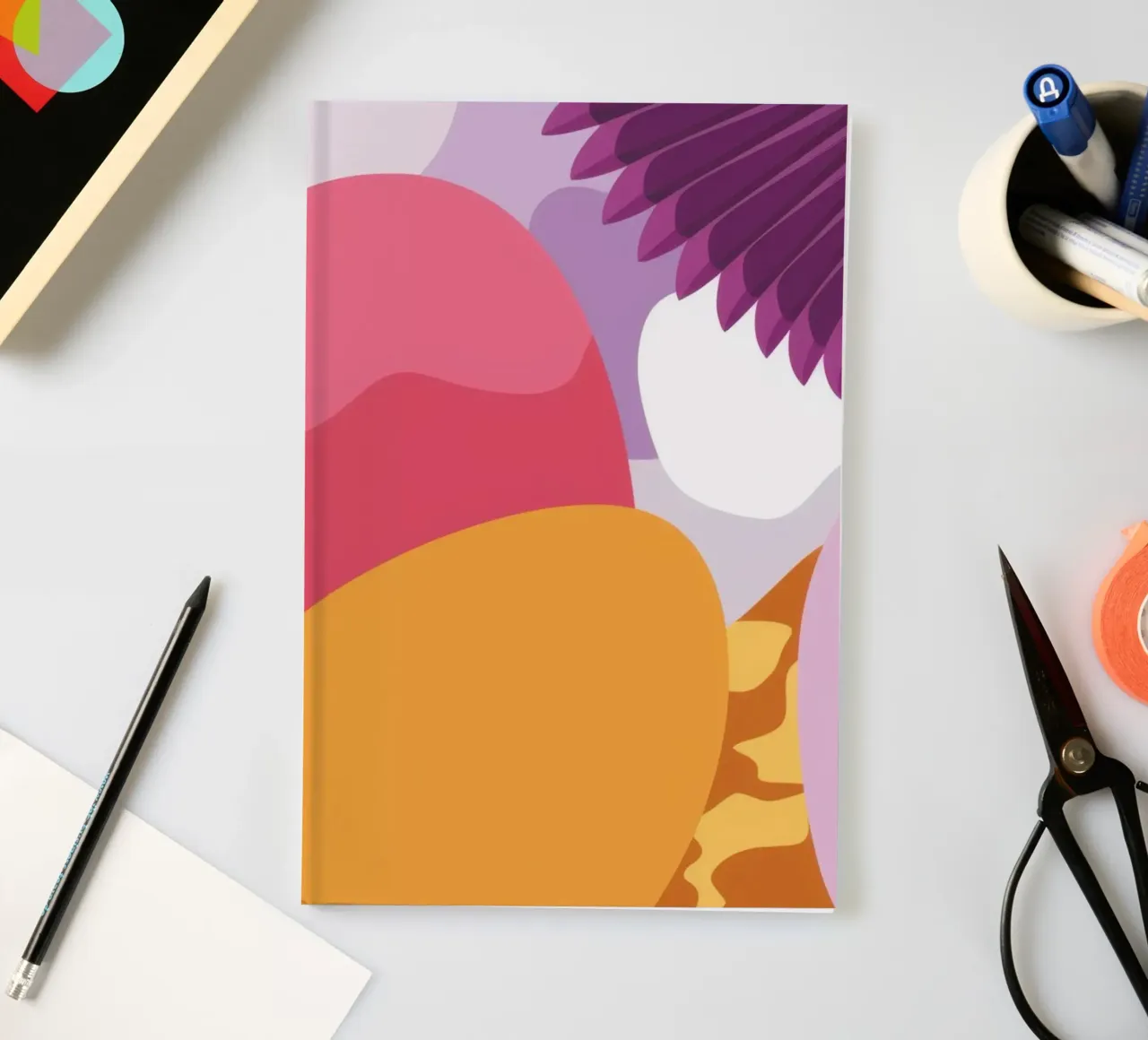 Abstract Winged Form notebook by Kala Martir