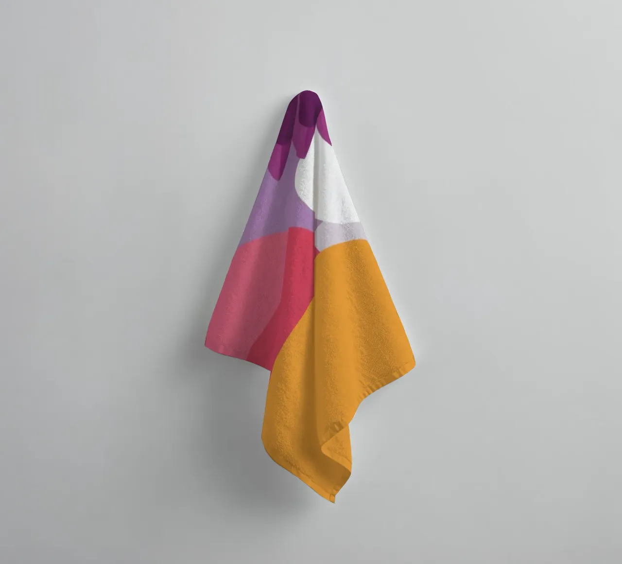 Abstract Winged Form towel by Kala Martir