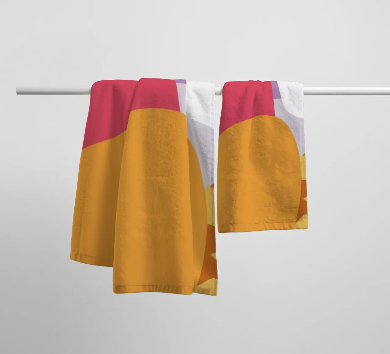Abstract Winged Form towel by Kala Martir