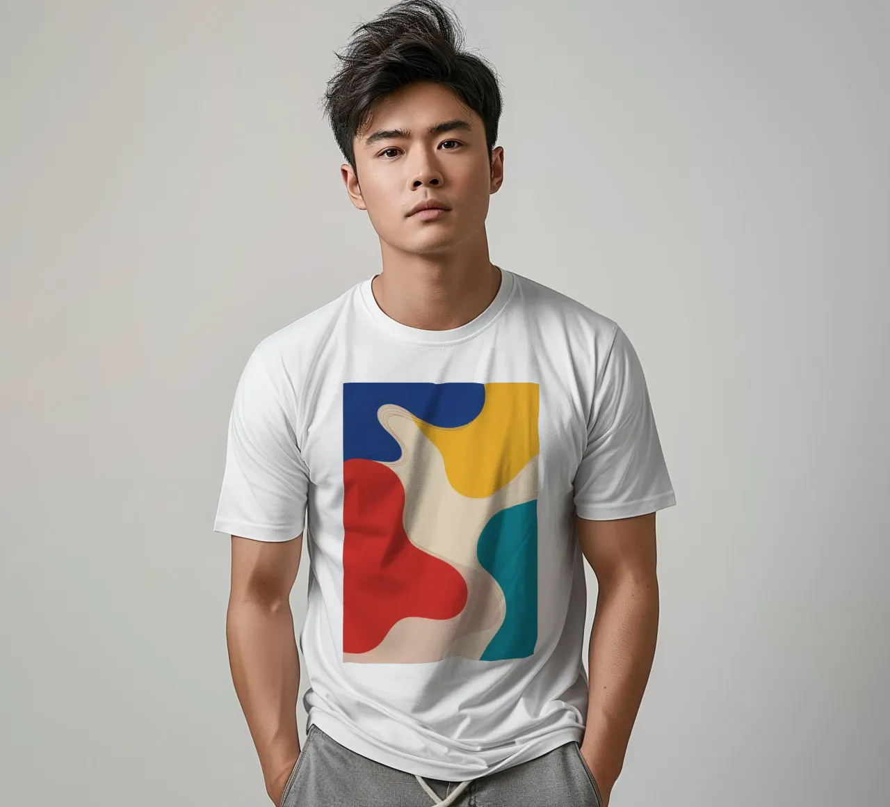 Forme di lava fluida t-shirt da Halo Whisper