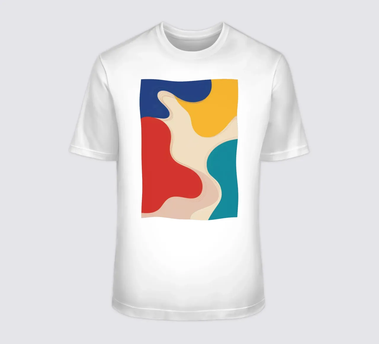 Forme di lava fluida t-shirt da Halo Whisper