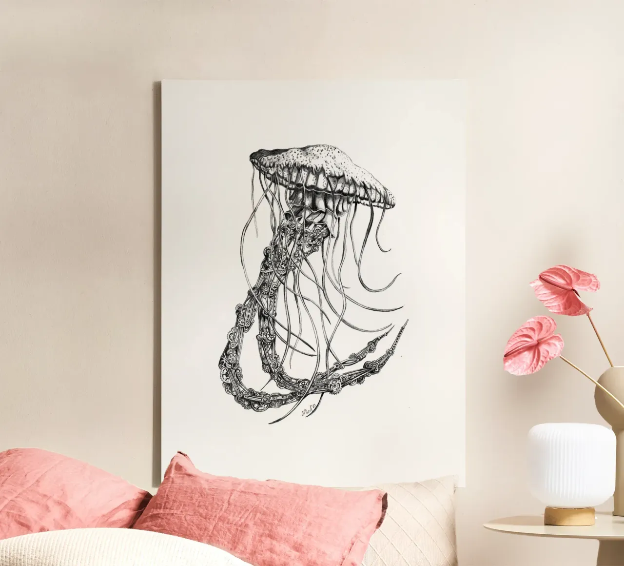 Jellymotor tela con Cornice a cassetta da picazzy