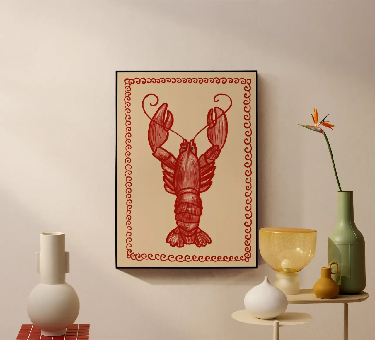 Aragosta plexiglass da Studio Dolci