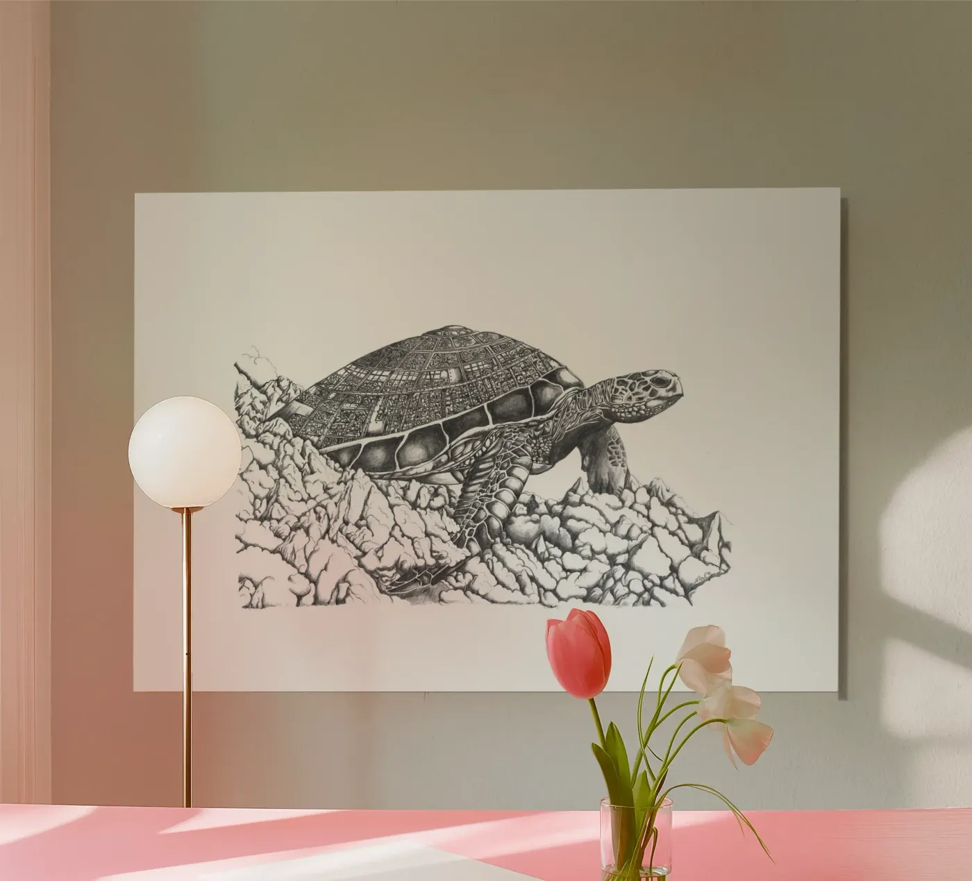 Turtlesphere alluminio dibond da picazzy