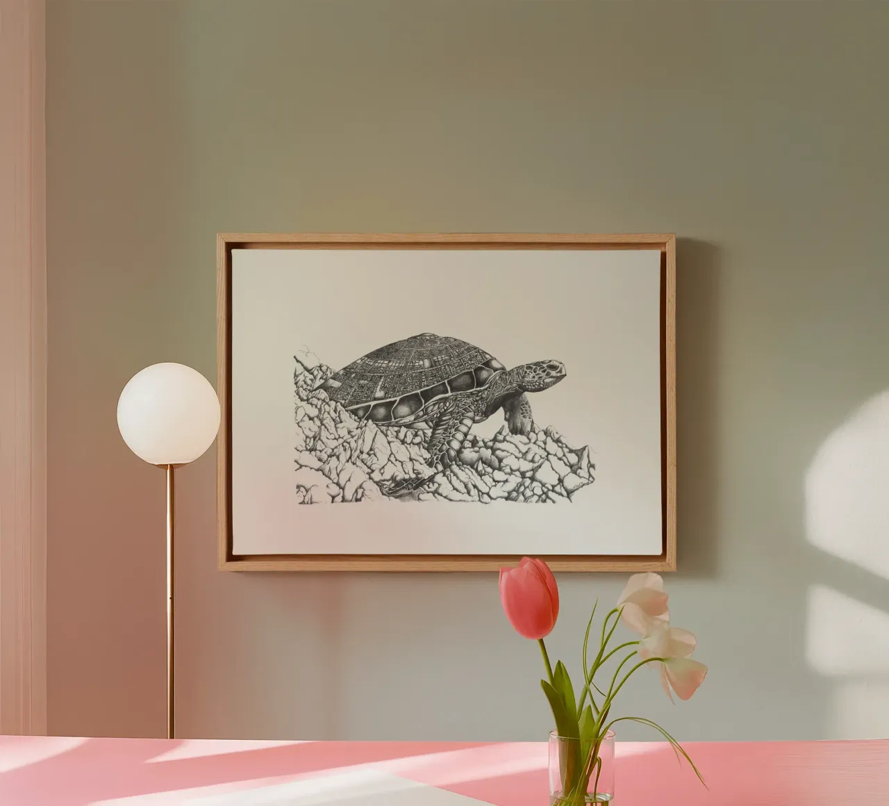 Turtlesphere canvas by picazzy