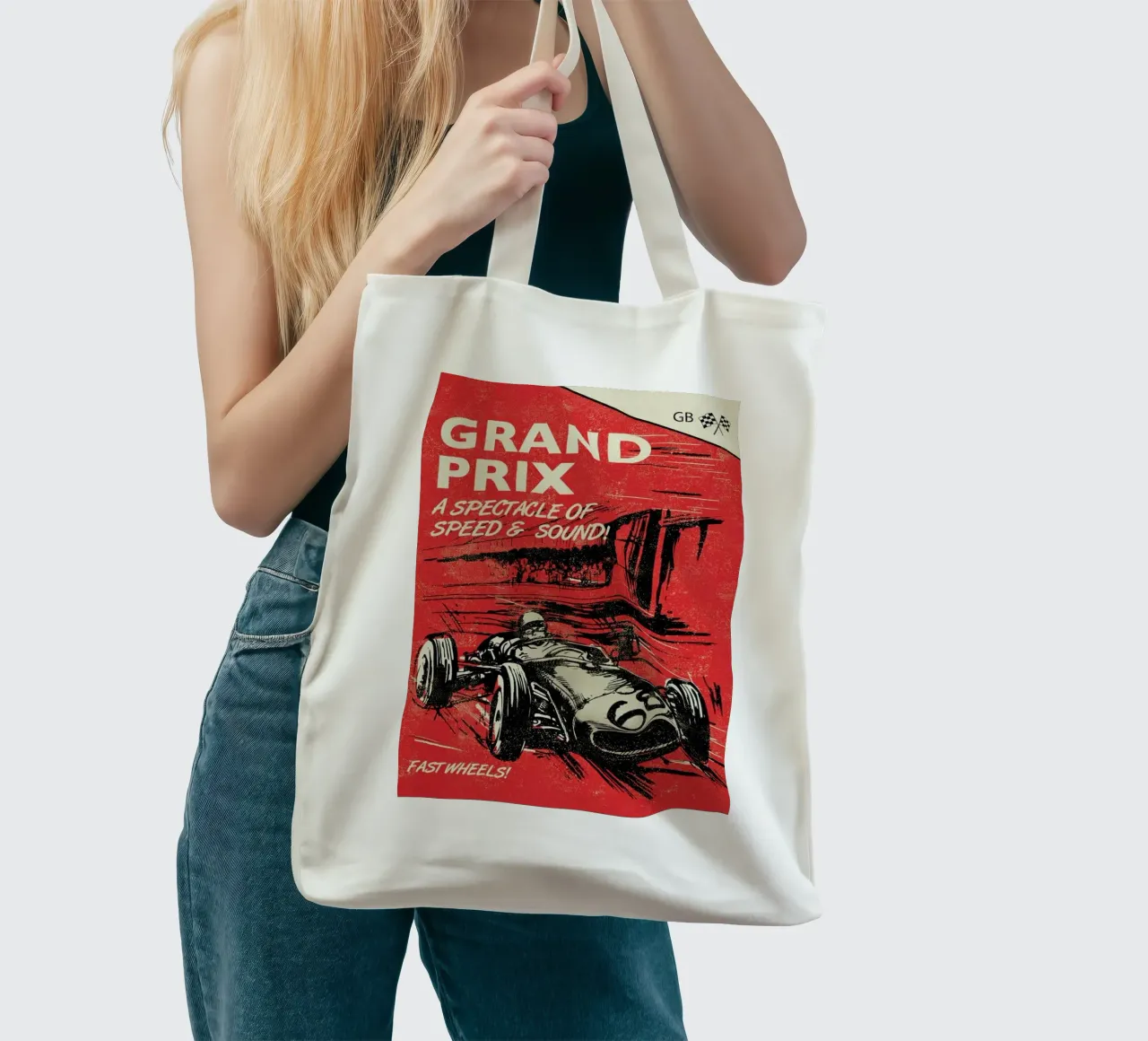 Grand Prix borsa in juta da Rocket68