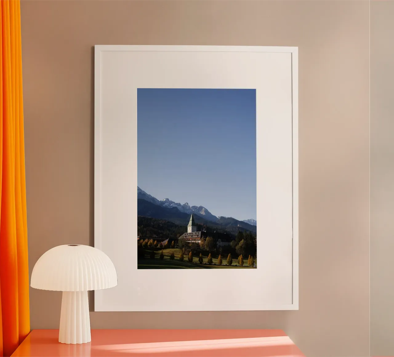 Castello di elmau, Alpi carta hahnemühle da Simon Koy