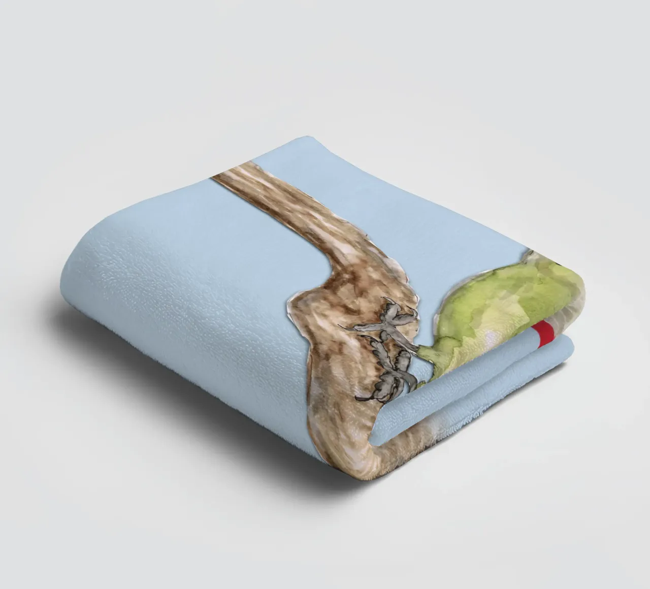 Pic vert serviette de bain de BwiseLizzy