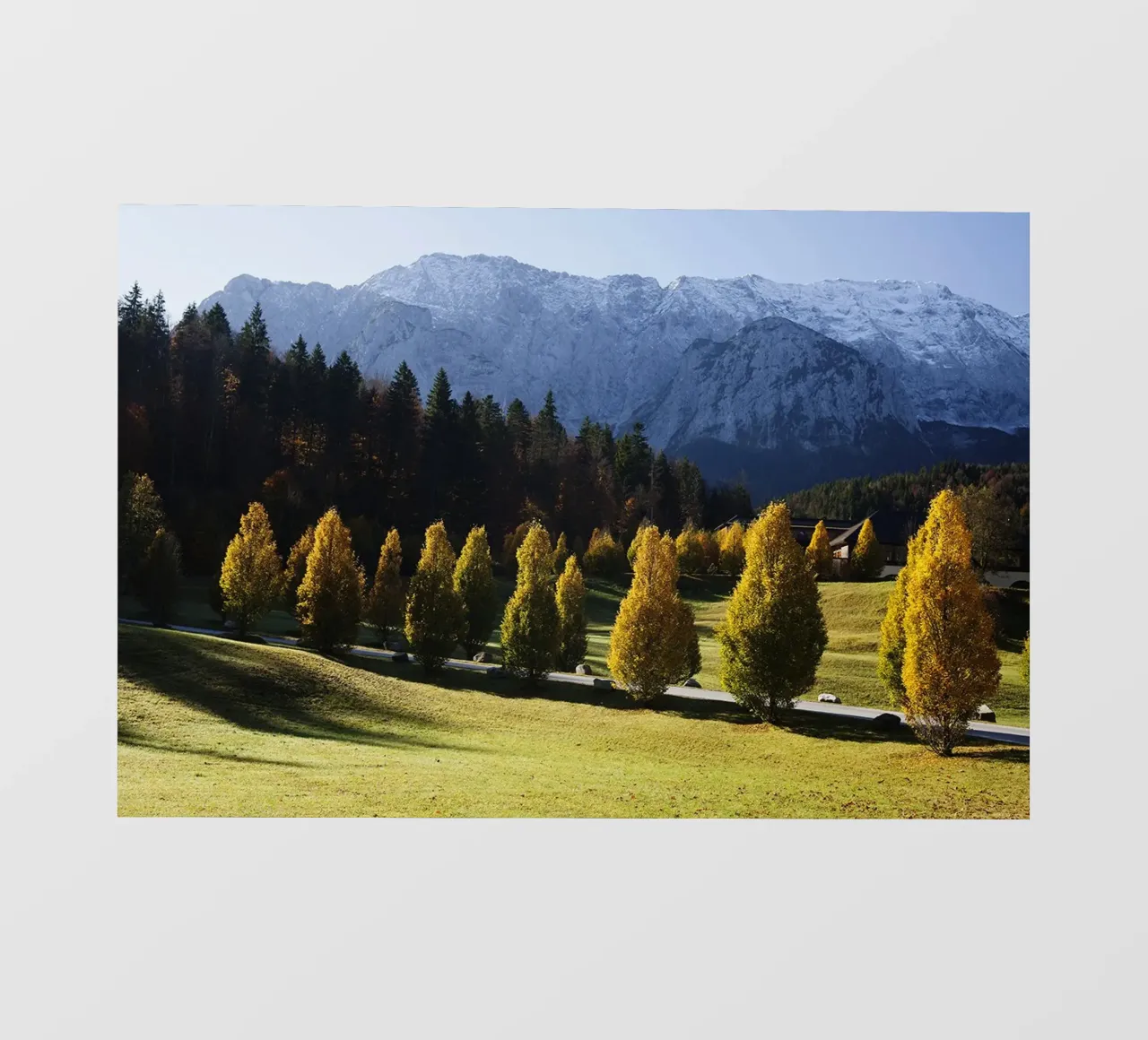 Paesaggio autunnale Alpi telo in pvc da Simon Koy