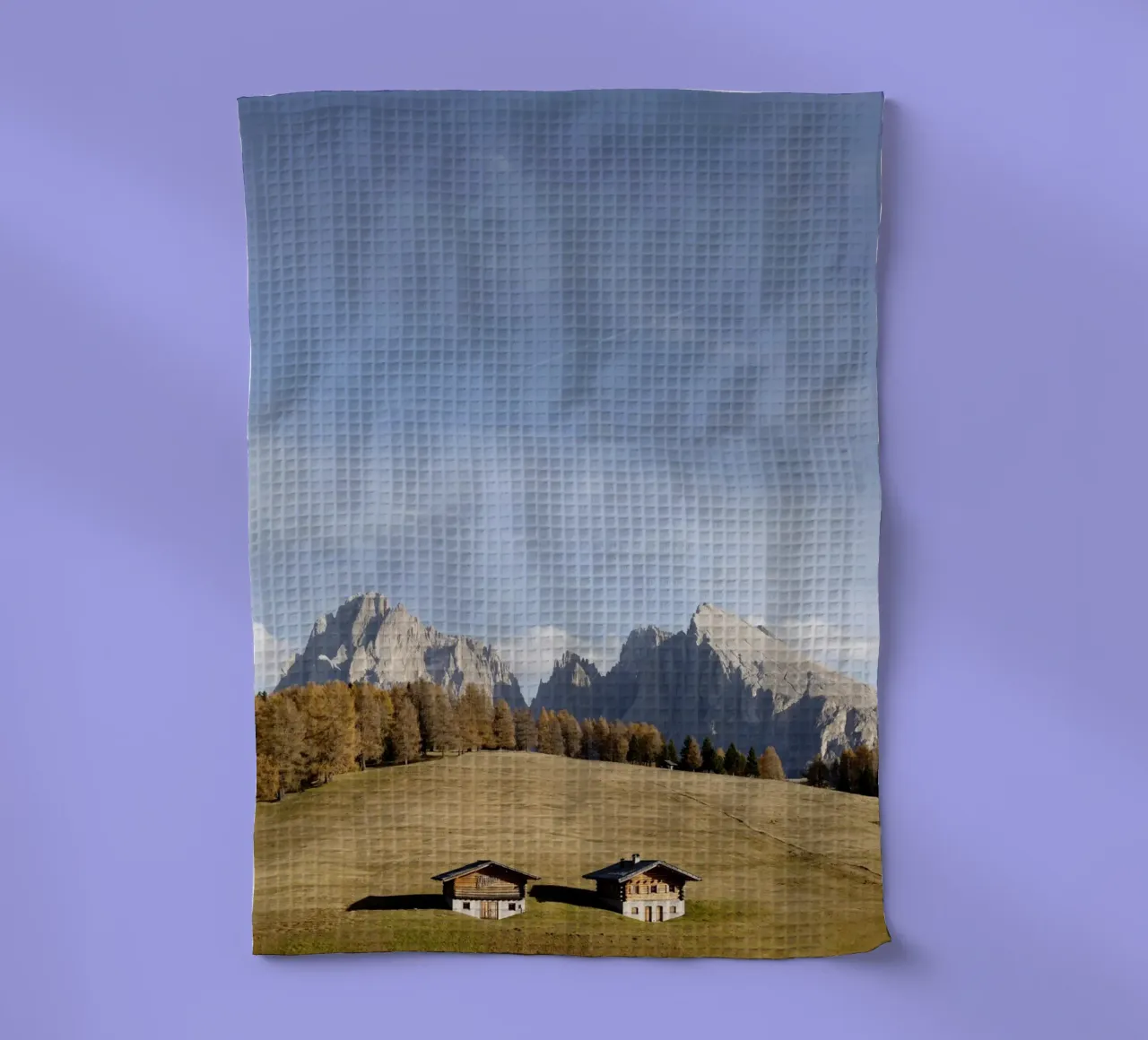 Alpe di Siusi Alto Adige canovaccio da cucina da Simon Koy