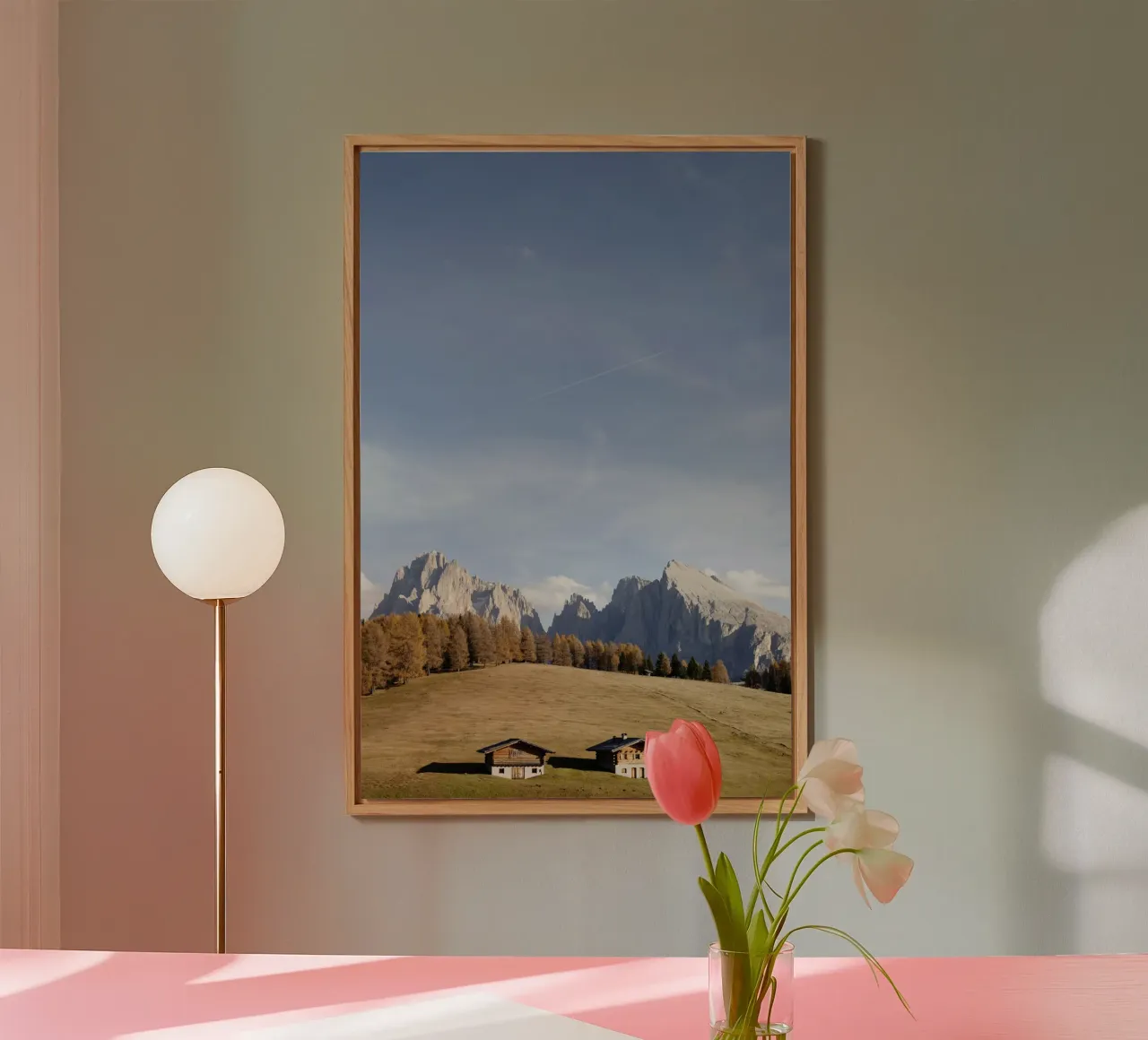 Alpe di Siusi Alto Adige alluminio dibond da Simon Koy