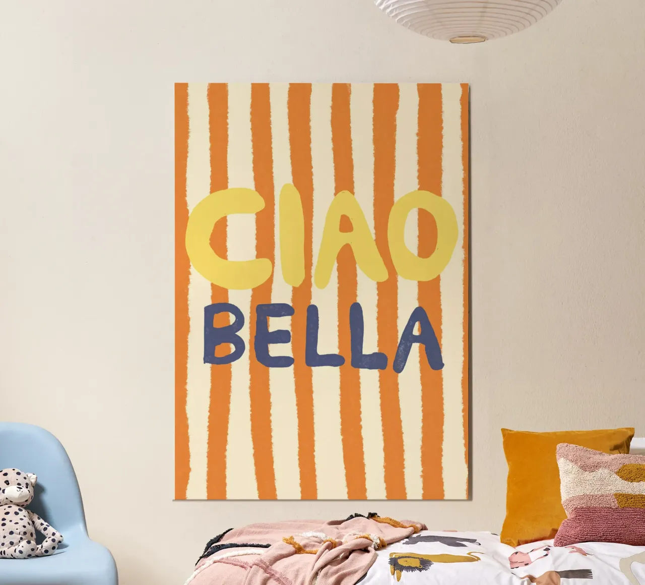 Ciao Bella Orange poster van Studio Dolci
