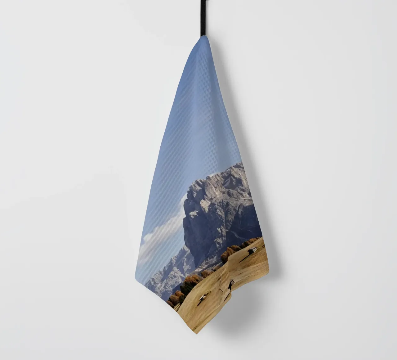 L'Alpe di Siusi nel tardo autunno in Alto Adige canovaccio da cucina da Simon Koy