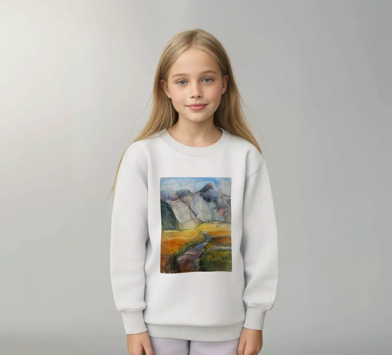 Expressive Mountain Cliffs felpa bambino da Stoian Hitrov