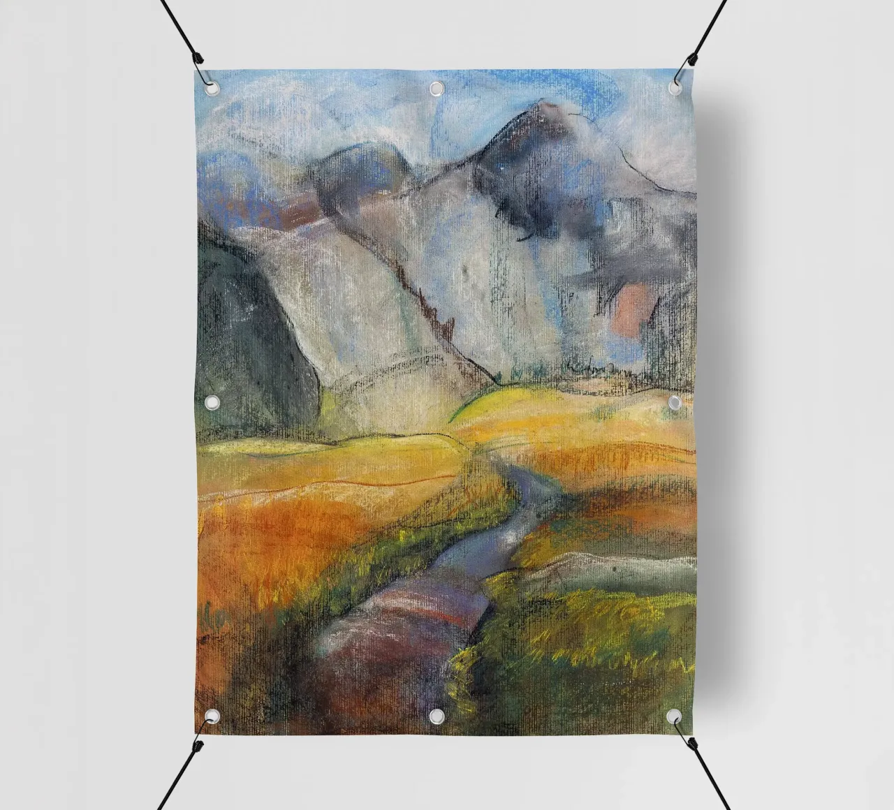 Expressive Mountain Cliffs telo in pvc da Stoian Hitrov
