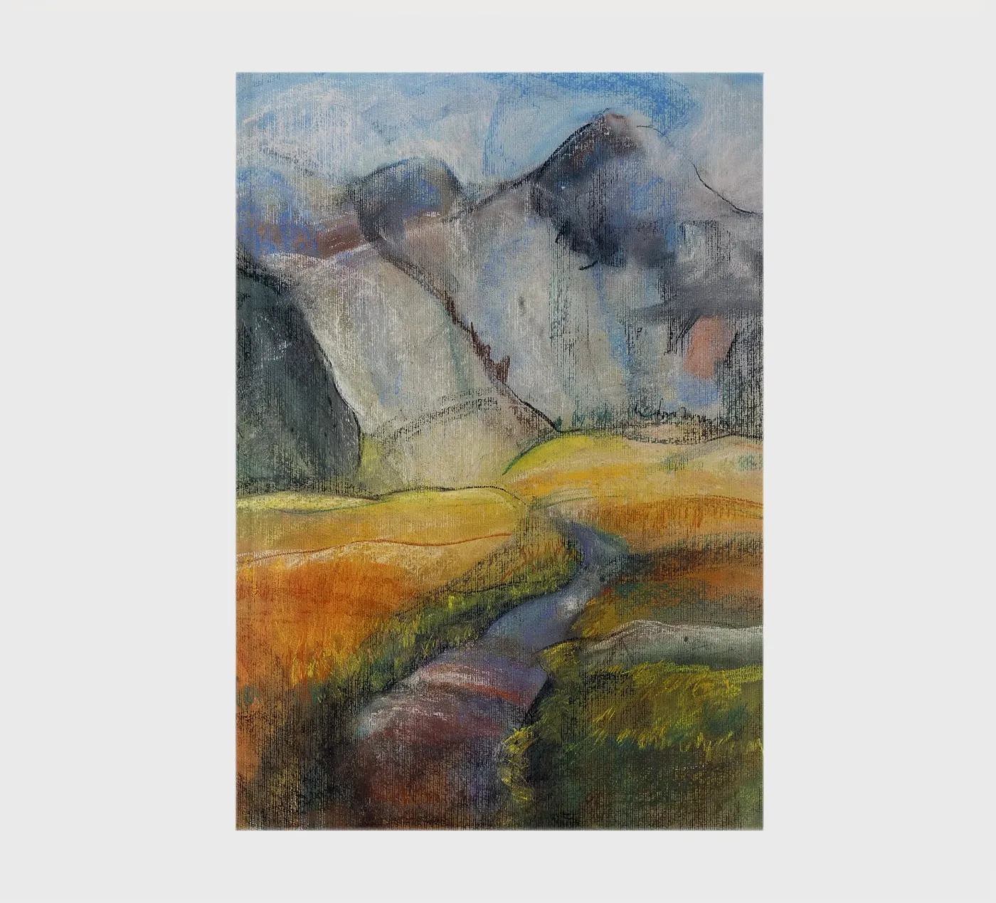 Expressive Mountain Cliffs notebook by Stoian Hitrov