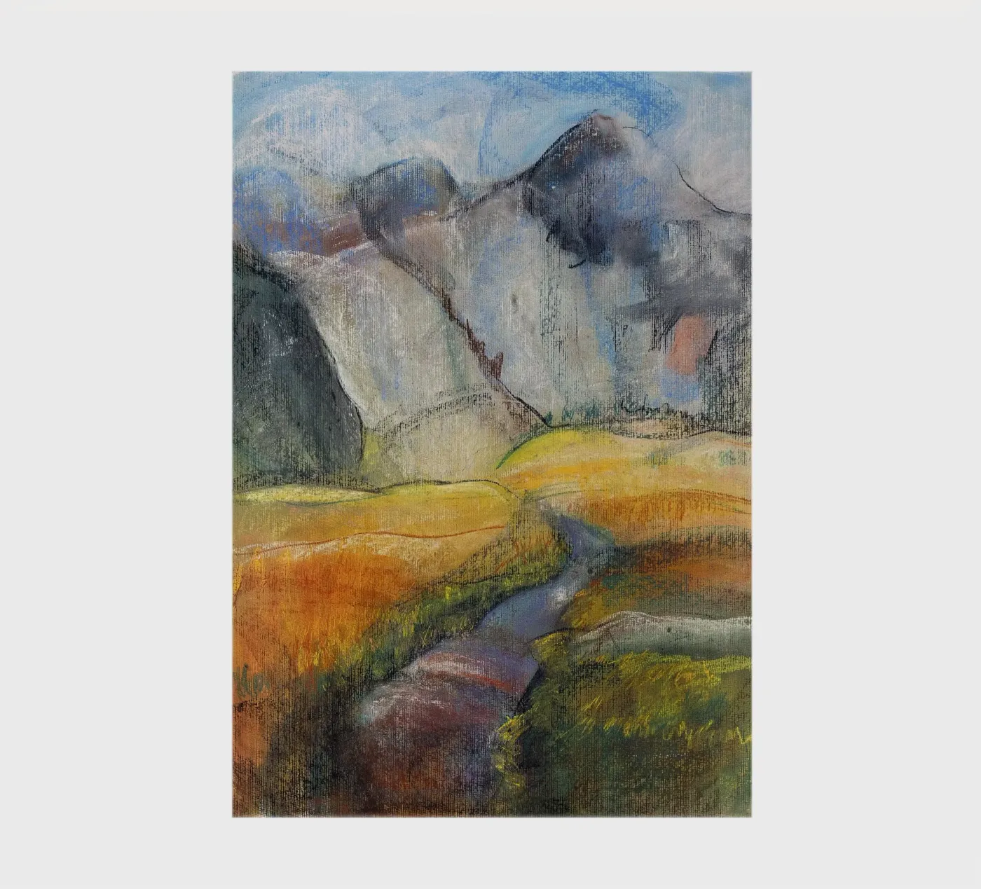 Expressive Mountain Cliffs notebook by Stoian Hitrov