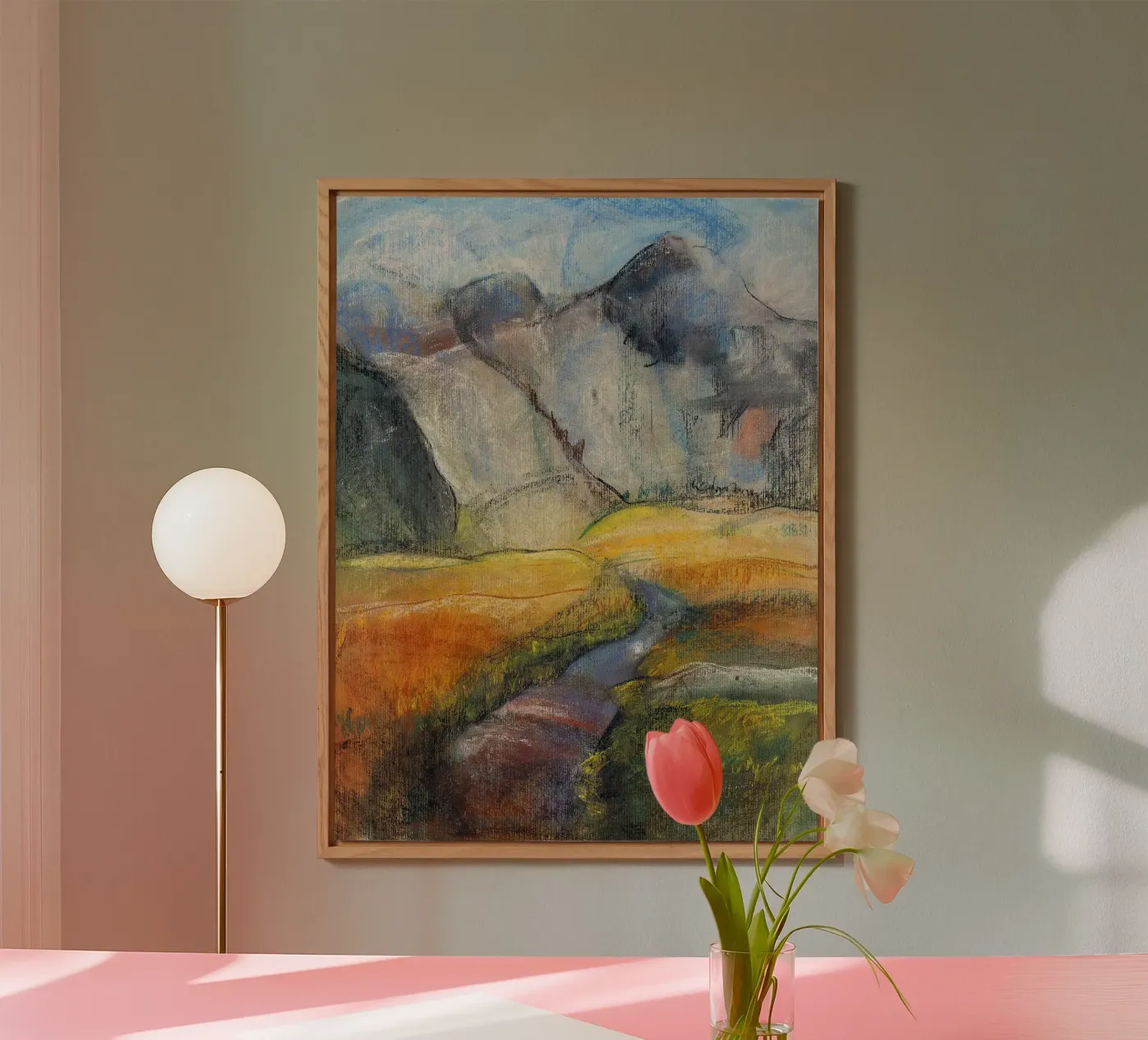 Expressive Mountain Cliffs forex plate by Stoian Hitrov