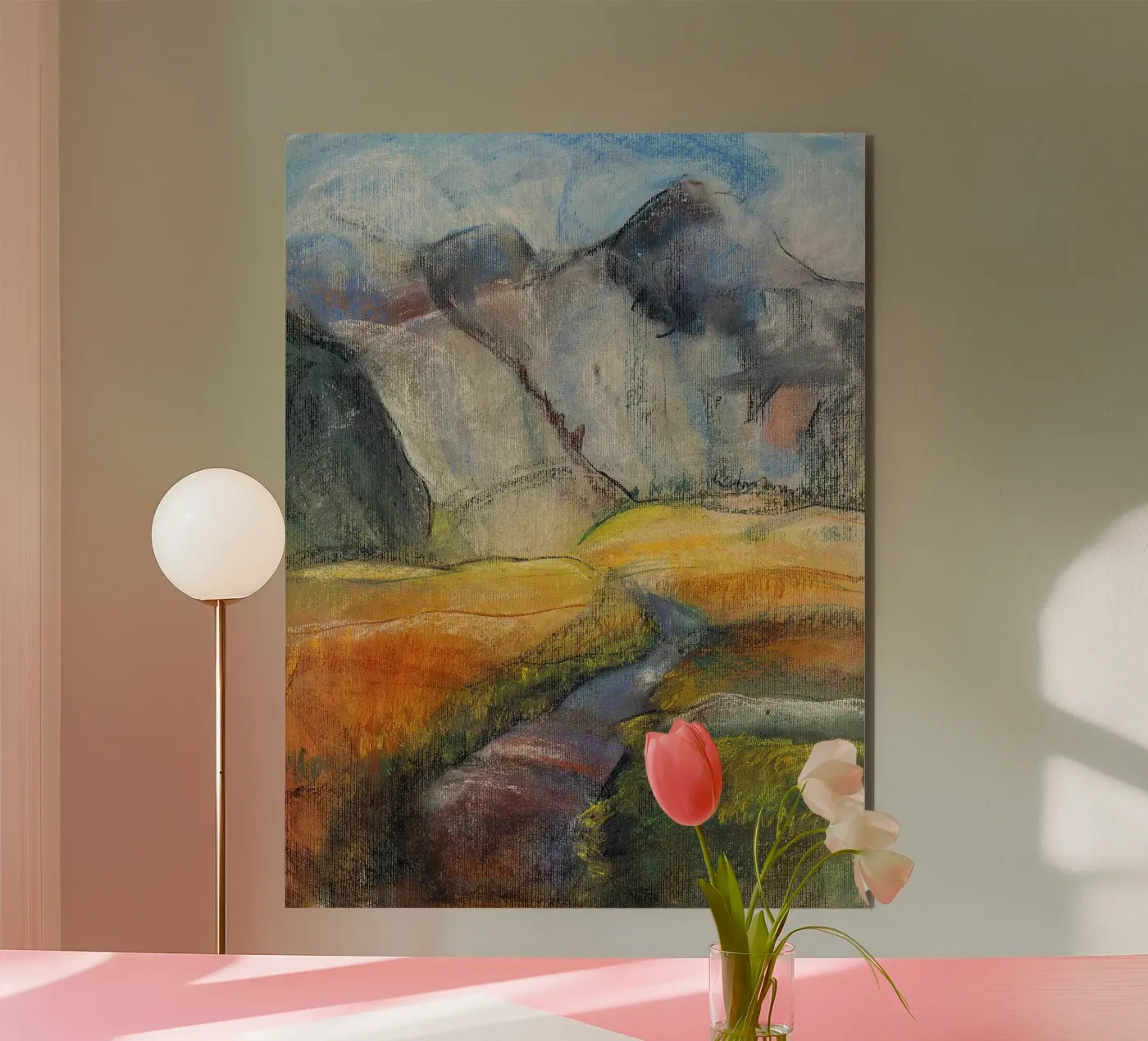 Expressive Mountain Cliffs forex plate by Stoian Hitrov