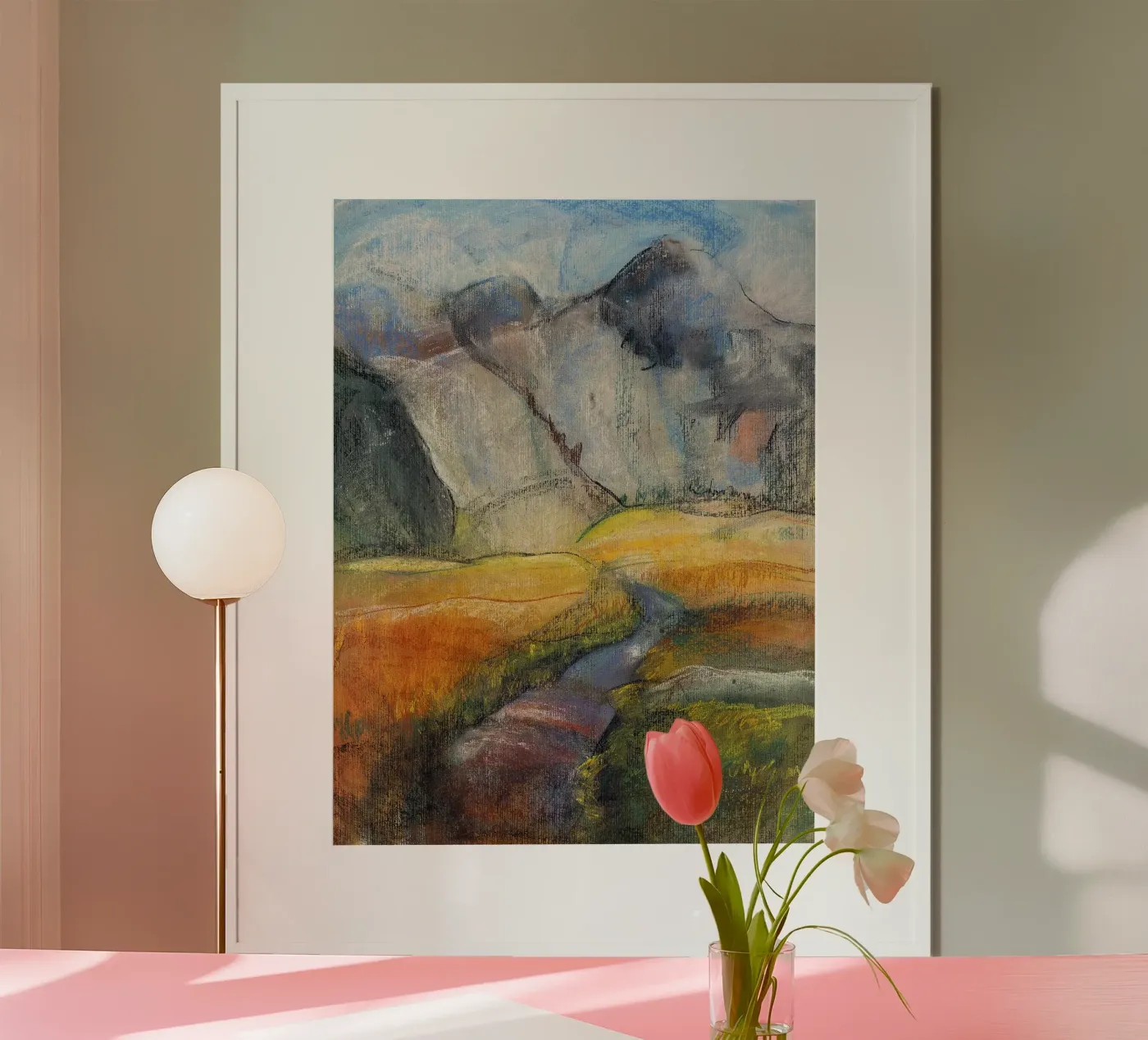 Expressive Mountain Cliffs poster da Stoian Hitrov