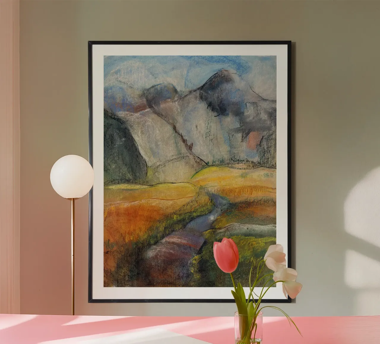 Expressive Mountain Cliffs poster by Stoian Hitrov