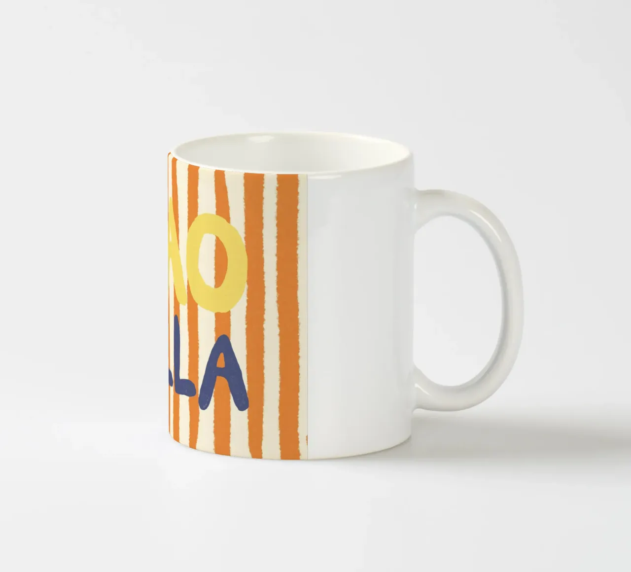 Ciao Bella Orange II tazza in ceramica da Studio Dolci
