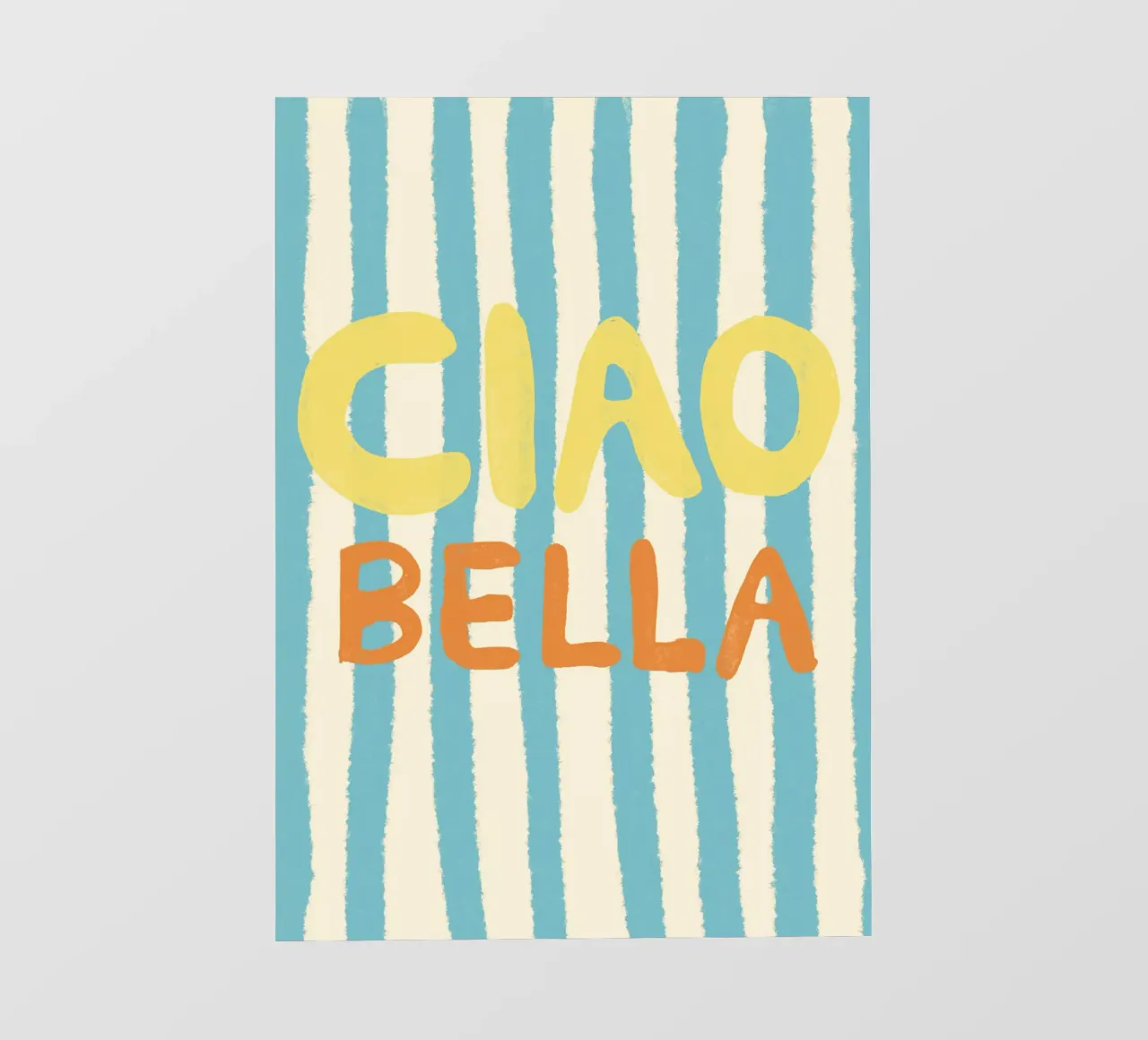 Ciao Bella Hellblau backlit film by Studio Dolci