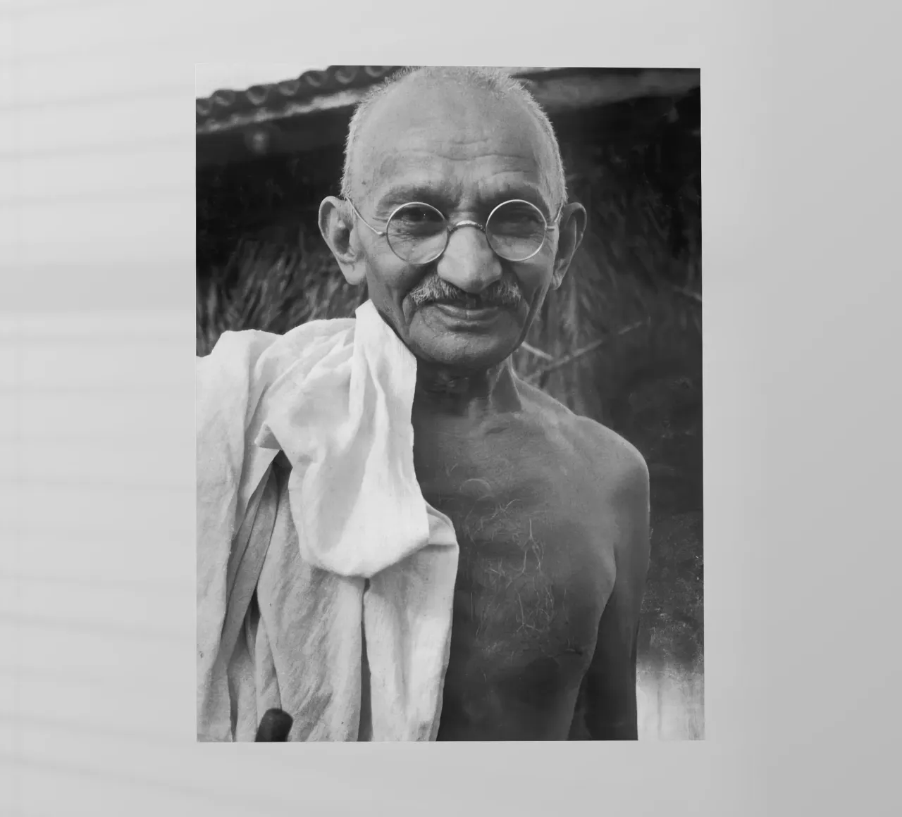 mohandas-k-gandhi lámina retroiluminada de vintgeseyn