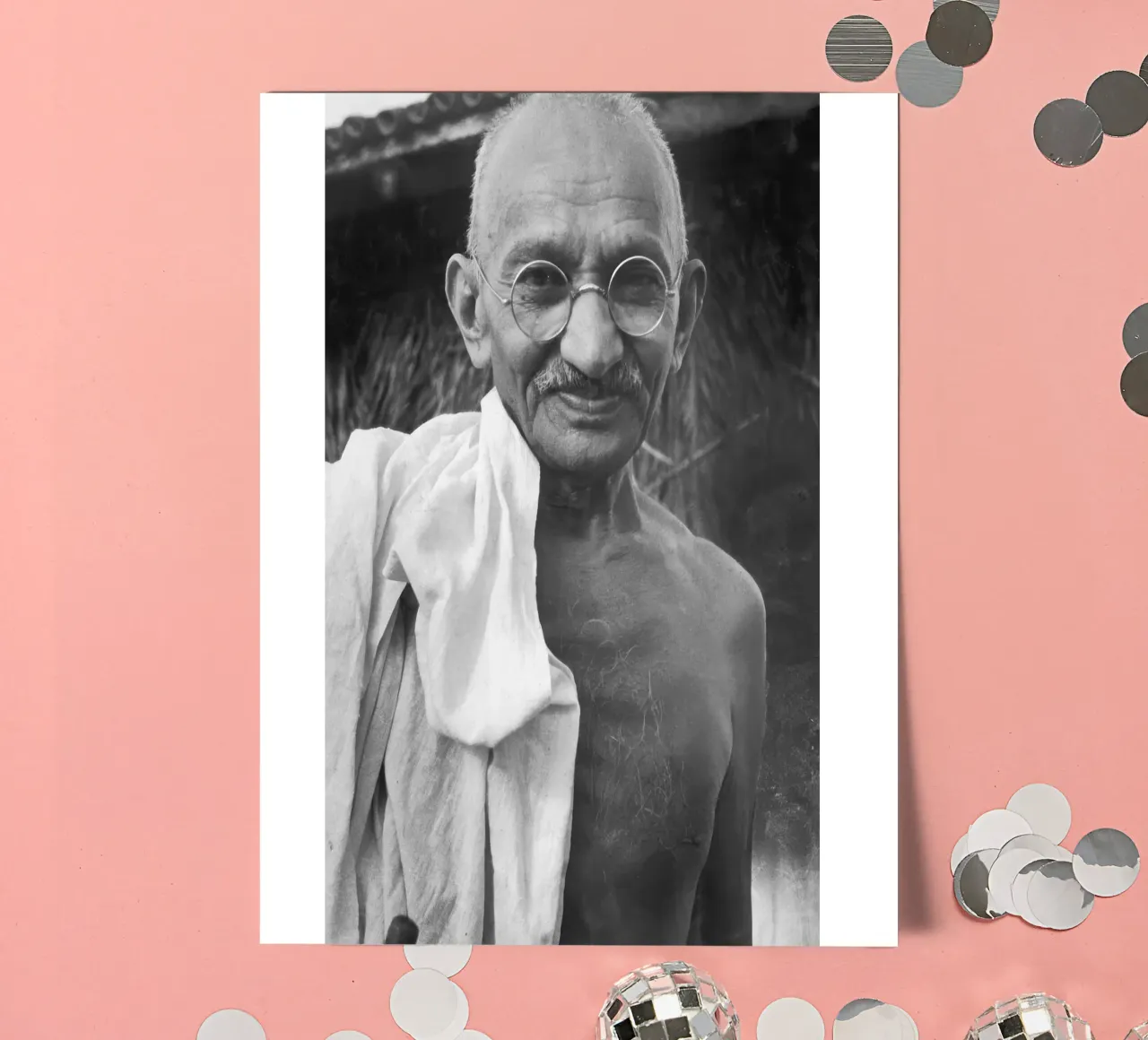 mohandas-k-gandhi foglio adesivo da vintgeseyn