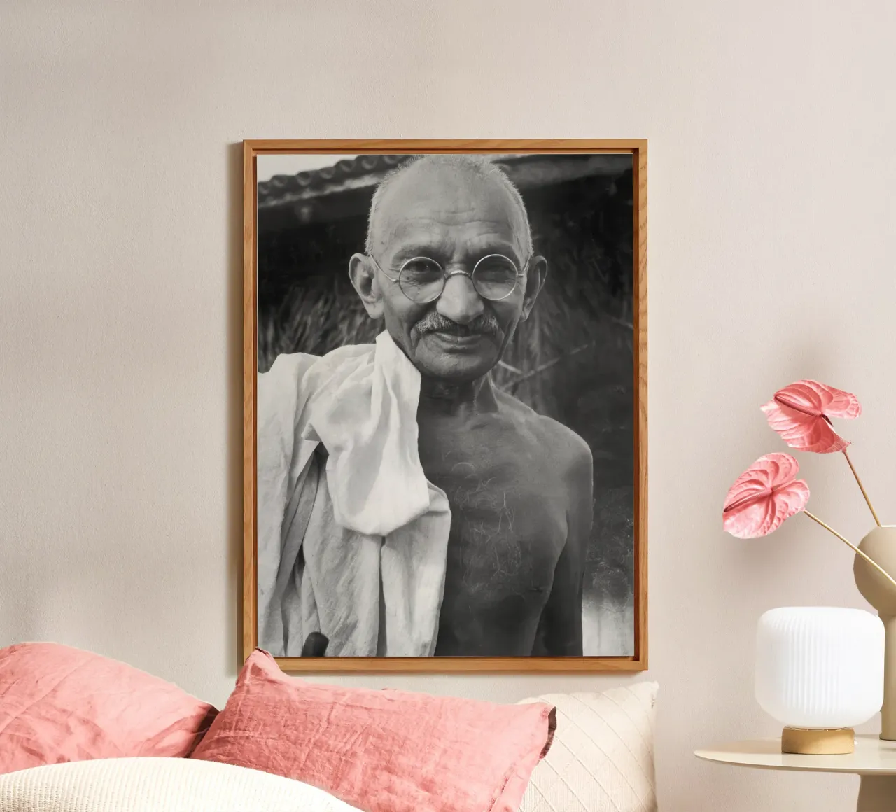 mohandas-k-gandhi alluminio dibond da vintgeseyn