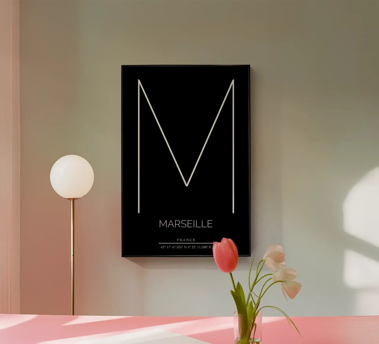 MARSEILLE - noir plexiglass da CityLights