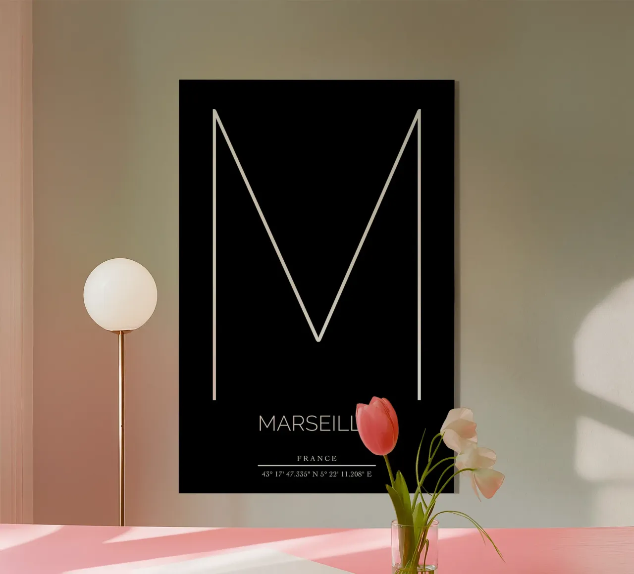 MARSEILLE - noir plexiglass da CityLights
