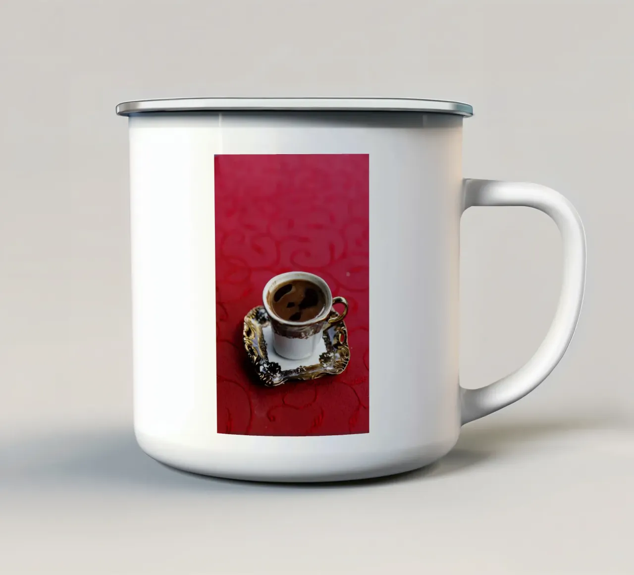 Caffè armeno tazza in smalto da Simon Koy