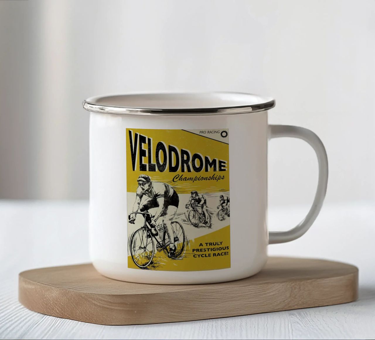 Velodrome tazza in smalto da Rocket68