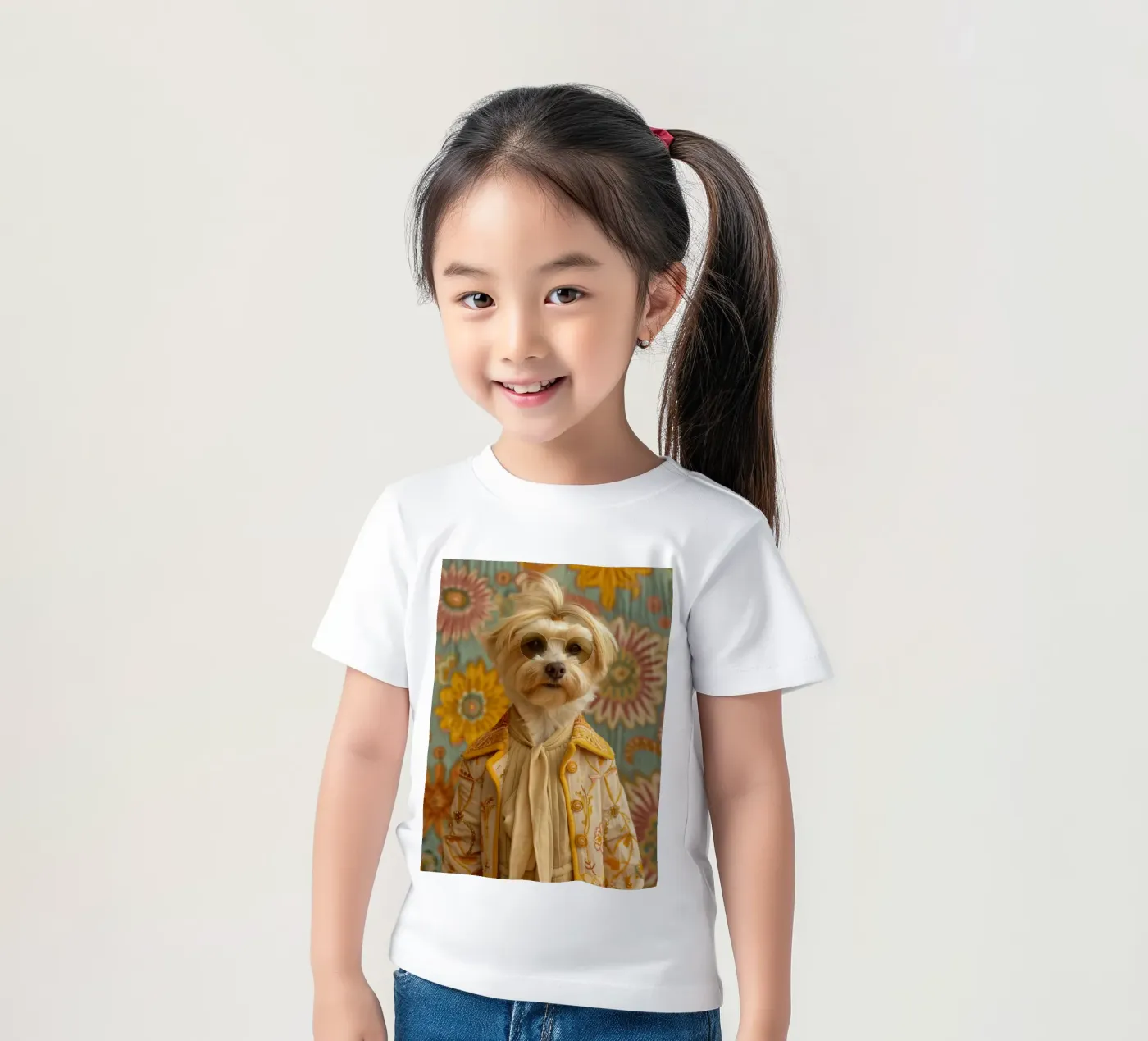 Ethan kinder t-shirt van Affiches Chien Originales – Dogland