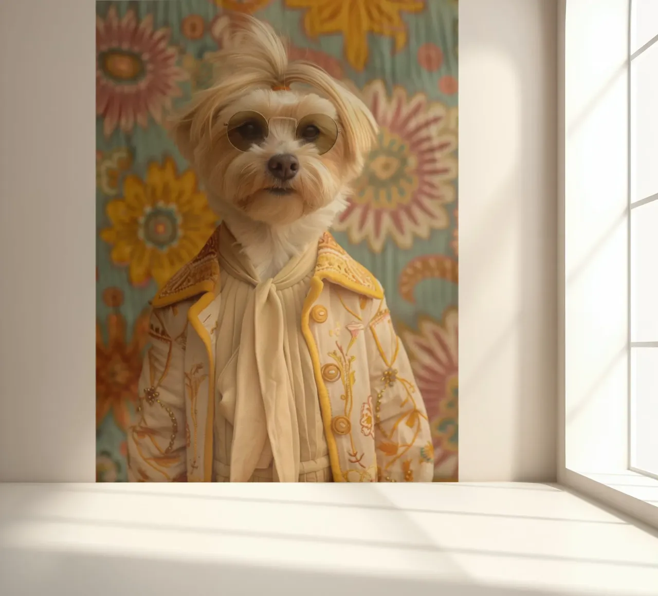 Ethan fotobehang van Affiches Chien Originales – Dogland