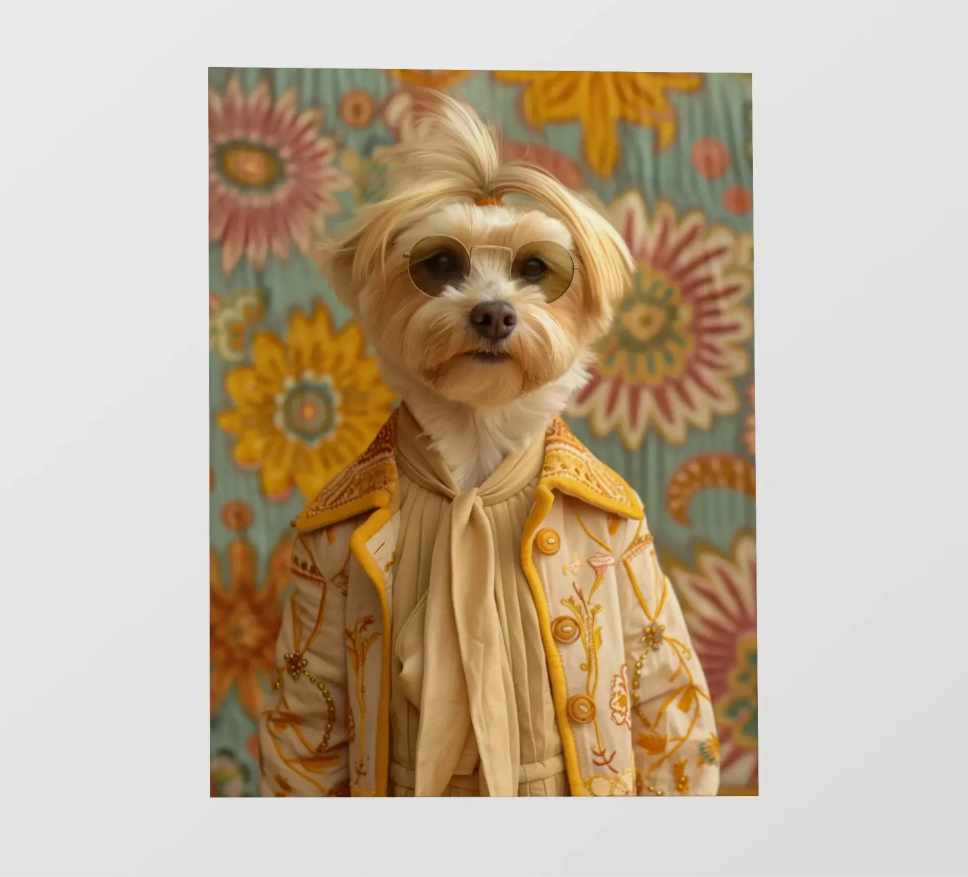 Ethan fotobehang van Affiches Chien Originales – Dogland