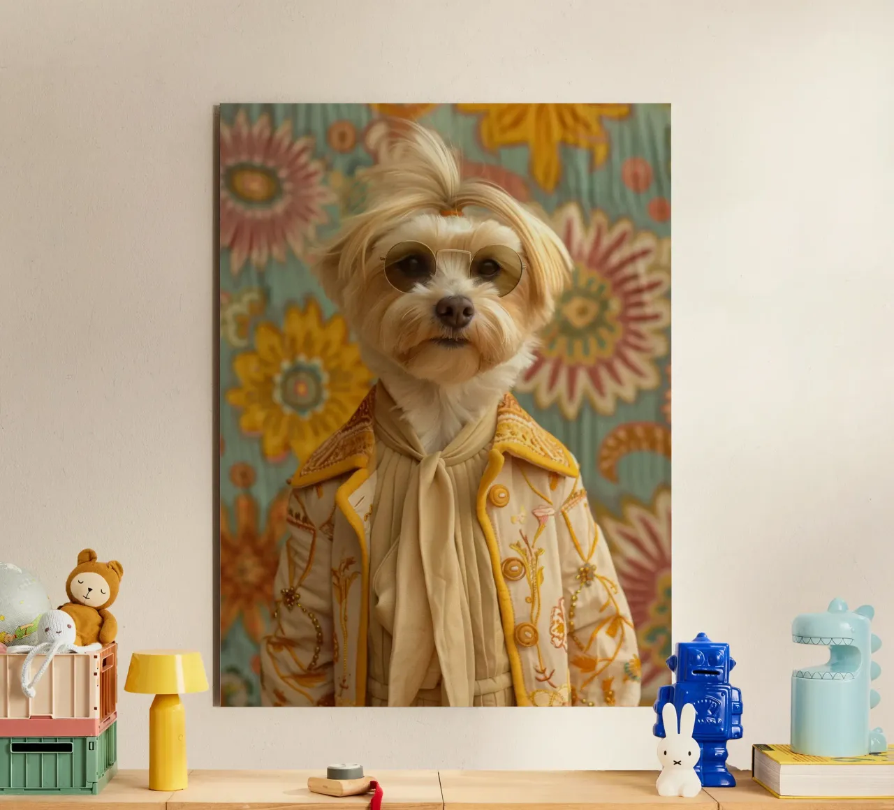 Ethan forex plate by Affiches Chien Originales – Dogland