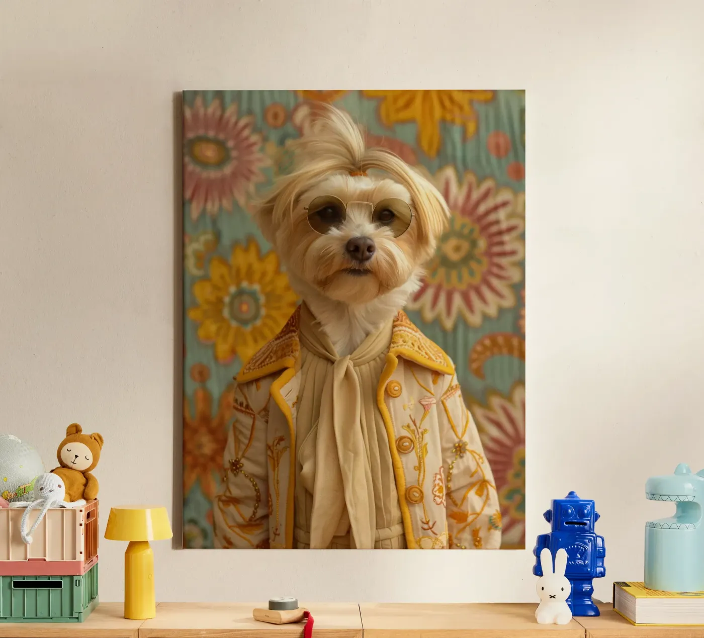 Ethan canvas van Affiches Chien Originales – Dogland