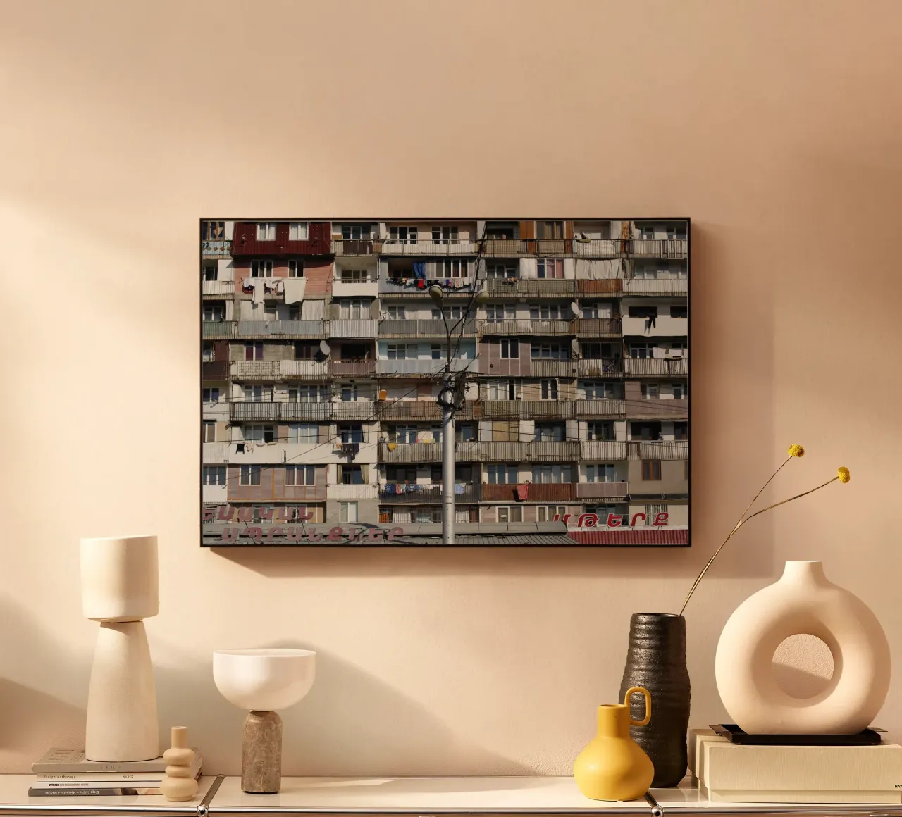 Edificio prefabbricato Yerevan (Armenia) plexiglass da fotokunst